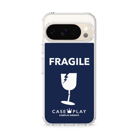 Slim Protection Case［ FRAGILE - Navy ］