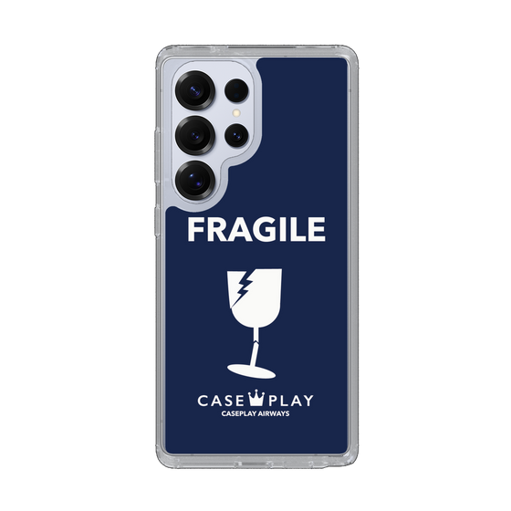 Slim Protection Case［ FRAGILE - Navy ］