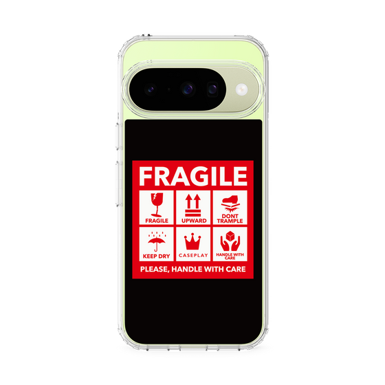Slim Protection Case［ FRAGILE Sticker - Black ］