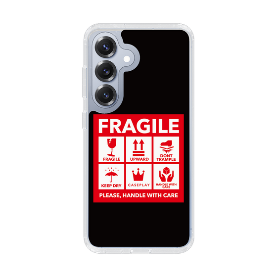 Slim Protection Case［ FRAGILE Sticker - Black ］