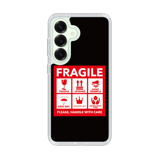 Slim Protection Case［ FRAGILE Sticker - Black ］