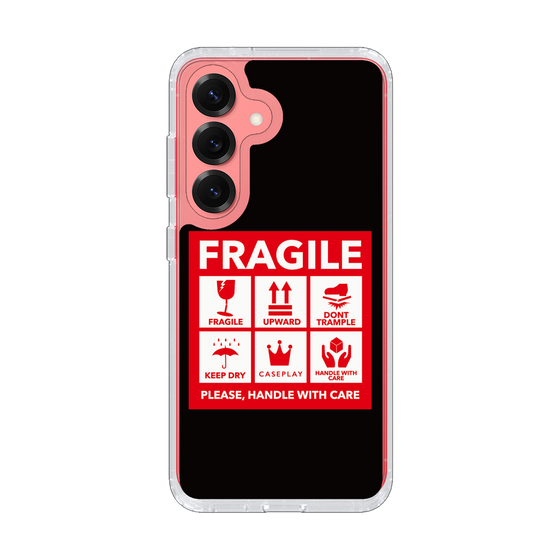 Slim Protection Case［ FRAGILE Sticker - Black ］