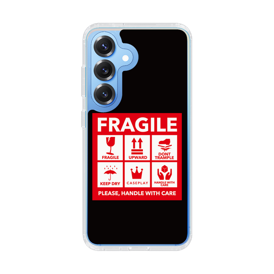Slim Protection Case［ FRAGILE Sticker - Black ］