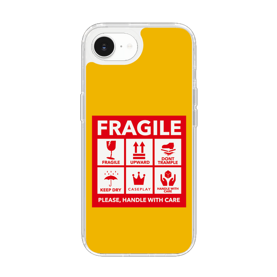 Slim Protection Case［ FRAGILE Sticker - Yellow ］