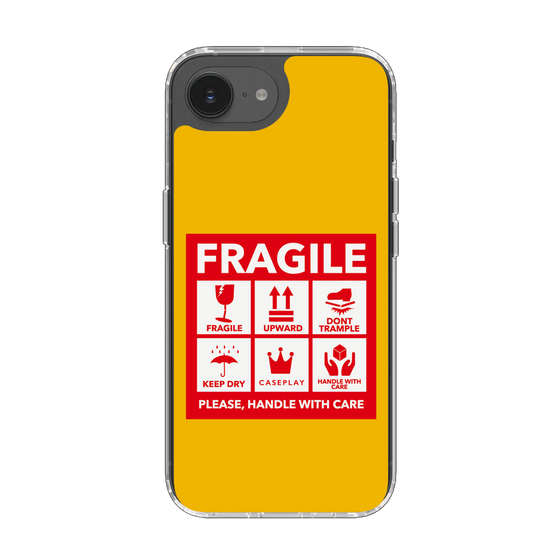 Slim Protection Case［ FRAGILE Sticker - Yellow ］