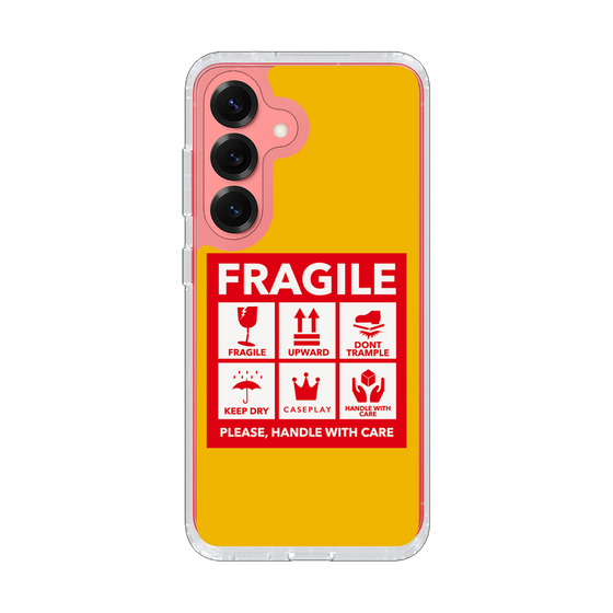 Slim Protection Case［ FRAGILE Sticker - Yellow ］