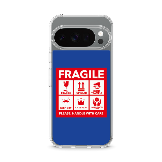 Slim Protection Case［ FRAGILE Sticker - Blue ］