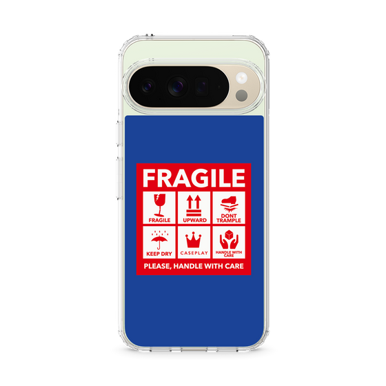 Slim Protection Case［ FRAGILE Sticker - Blue ］