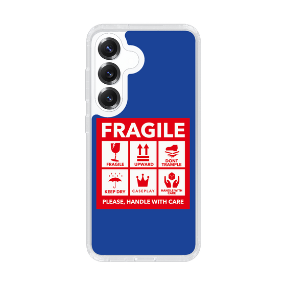 Slim Protection Case［ FRAGILE Sticker - Blue ］