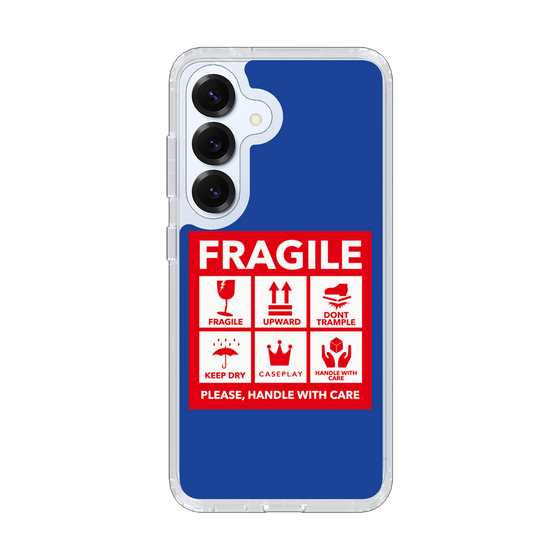 Slim Protection Case［ FRAGILE Sticker - Blue ］