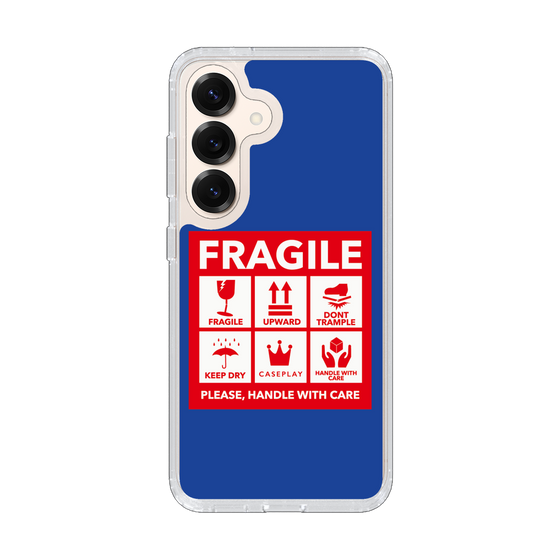 Slim Protection Case［ FRAGILE Sticker - Blue ］