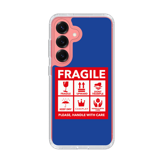 Slim Protection Case［ FRAGILE Sticker - Blue ］