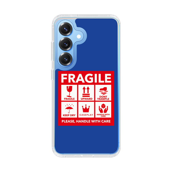 Slim Protection Case［ FRAGILE Sticker - Blue ］