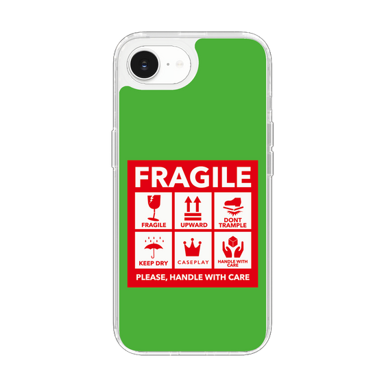 Slim Protection Case［ FRAGILE Sticker - Green ］