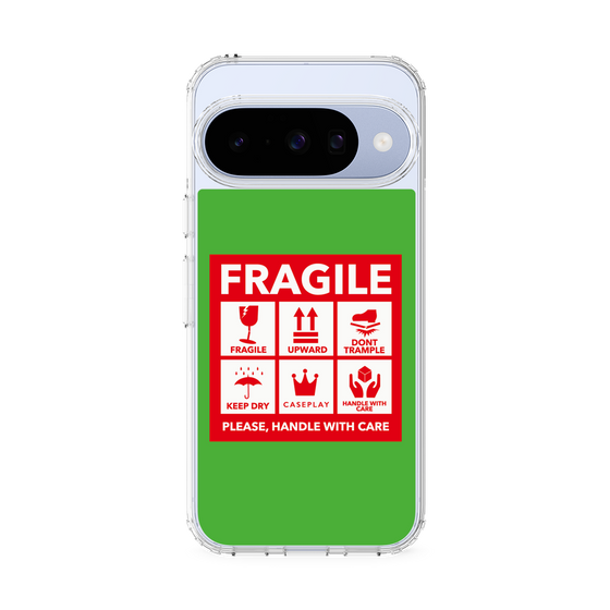 Slim Protection Case［ FRAGILE Sticker - Green ］