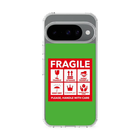 Slim Protection Case［ FRAGILE Sticker - Green ］