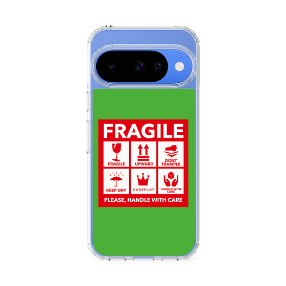 Slim Protection Case［ FRAGILE Sticker - Green ］