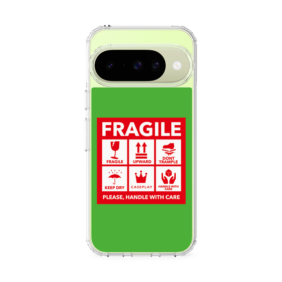 Slim Protection Case［ FRAGILE Sticker - Green ］