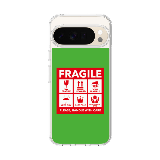 Slim Protection Case［ FRAGILE Sticker - Green ］