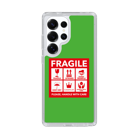 Slim Protection Case［ FRAGILE Sticker - Green ］