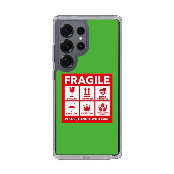 Slim Protection Case［ FRAGILE Sticker - Green ］
