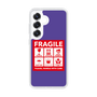 Slim Protection Case［ FRAGILE Sticker - Purple ］