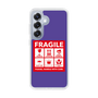 Slim Protection Case［ FRAGILE Sticker - Purple ］