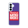 Slim Protection Case［ FRAGILE Sticker - Purple ］