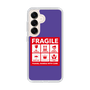 Slim Protection Case［ FRAGILE Sticker - Purple ］