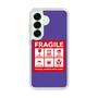 Slim Protection Case［ FRAGILE Sticker - Purple ］