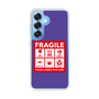Slim Protection Case［ FRAGILE Sticker - Purple ］