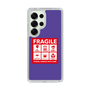 Slim Protection Case［ FRAGILE Sticker - Purple ］