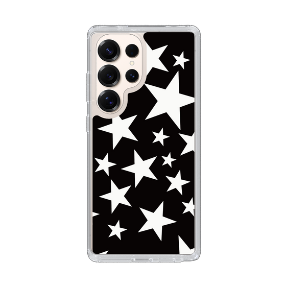 Slim Protection Case［ Stars - Black ］