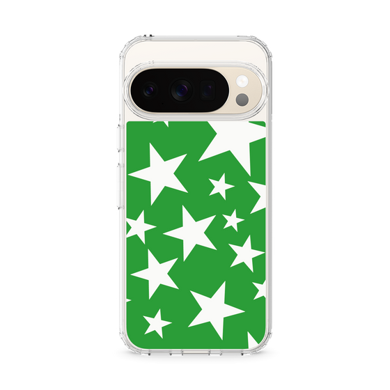 Slim Protection Case［ Stars - Green ］