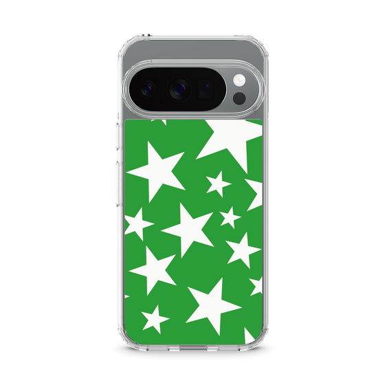 Slim Protection Case［ Stars - Green ］