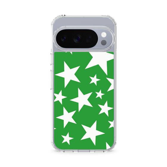 Slim Protection Case［ Stars - Green ］