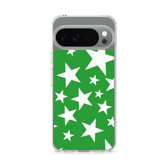 Slim Protection Case［ Stars - Green ］