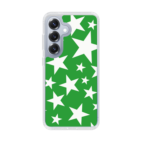 Slim Protection Case［ Stars - Green ］