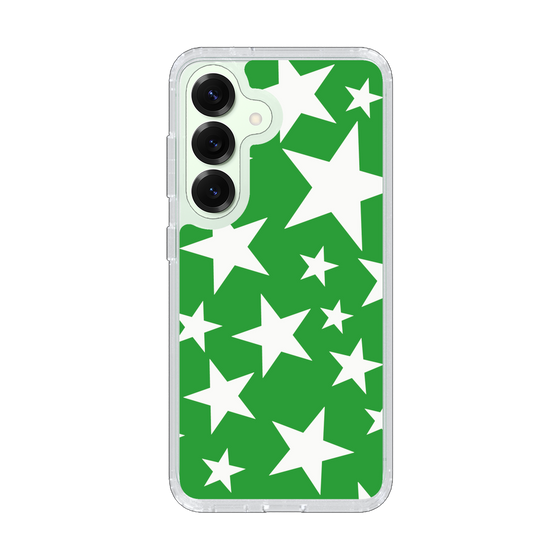 Slim Protection Case［ Stars - Green ］