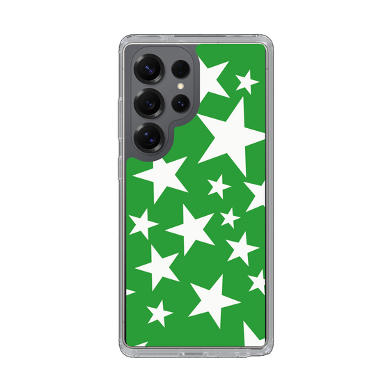 Slim Protection Case［ Stars - Green ］