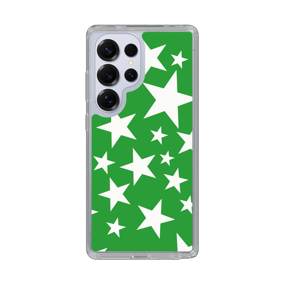 Slim Protection Case［ Stars - Green ］