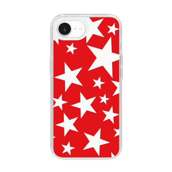 Slim Protection Case［ Stars - Red ］