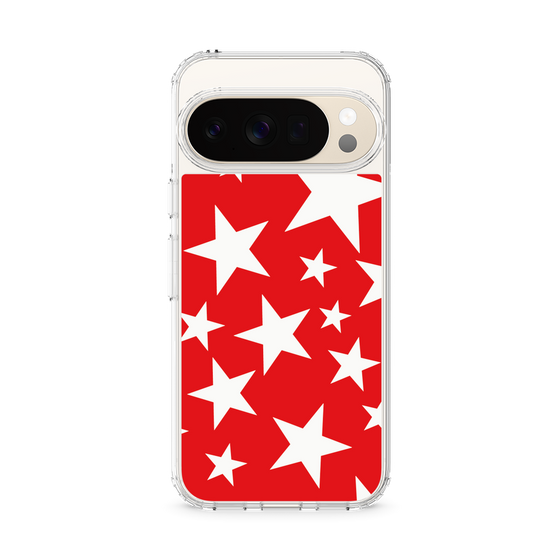 Slim Protection Case［ Stars - Red ］
