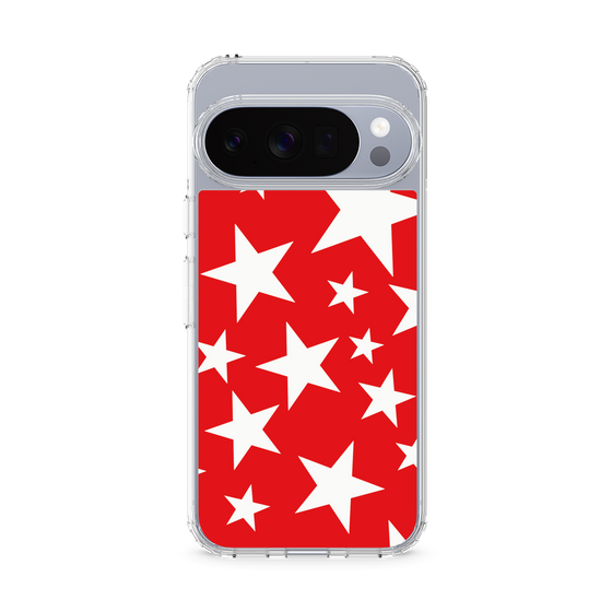 Slim Protection Case［ Stars - Red ］