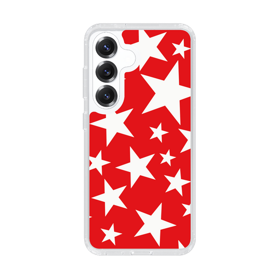 Slim Protection Case［ Stars - Red ］