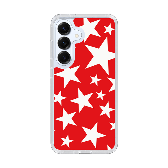 Slim Protection Case［ Stars - Red ］