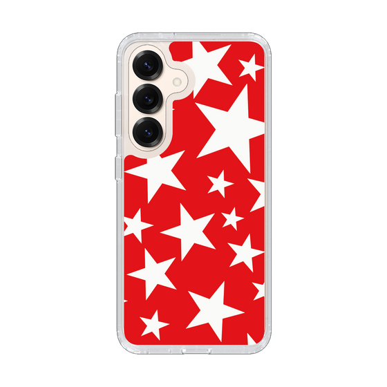Slim Protection Case［ Stars - Red ］