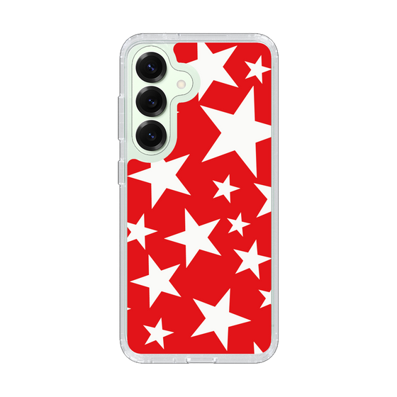 Slim Protection Case［ Stars - Red ］