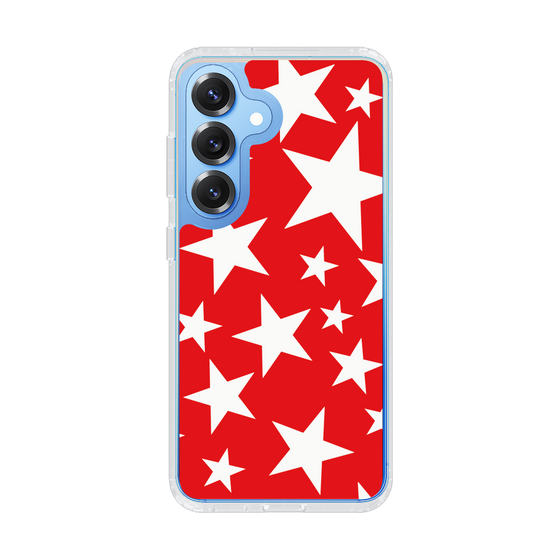 Slim Protection Case［ Stars - Red ］
