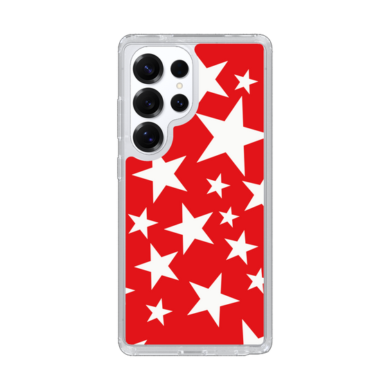 Slim Protection Case［ Stars - Red ］